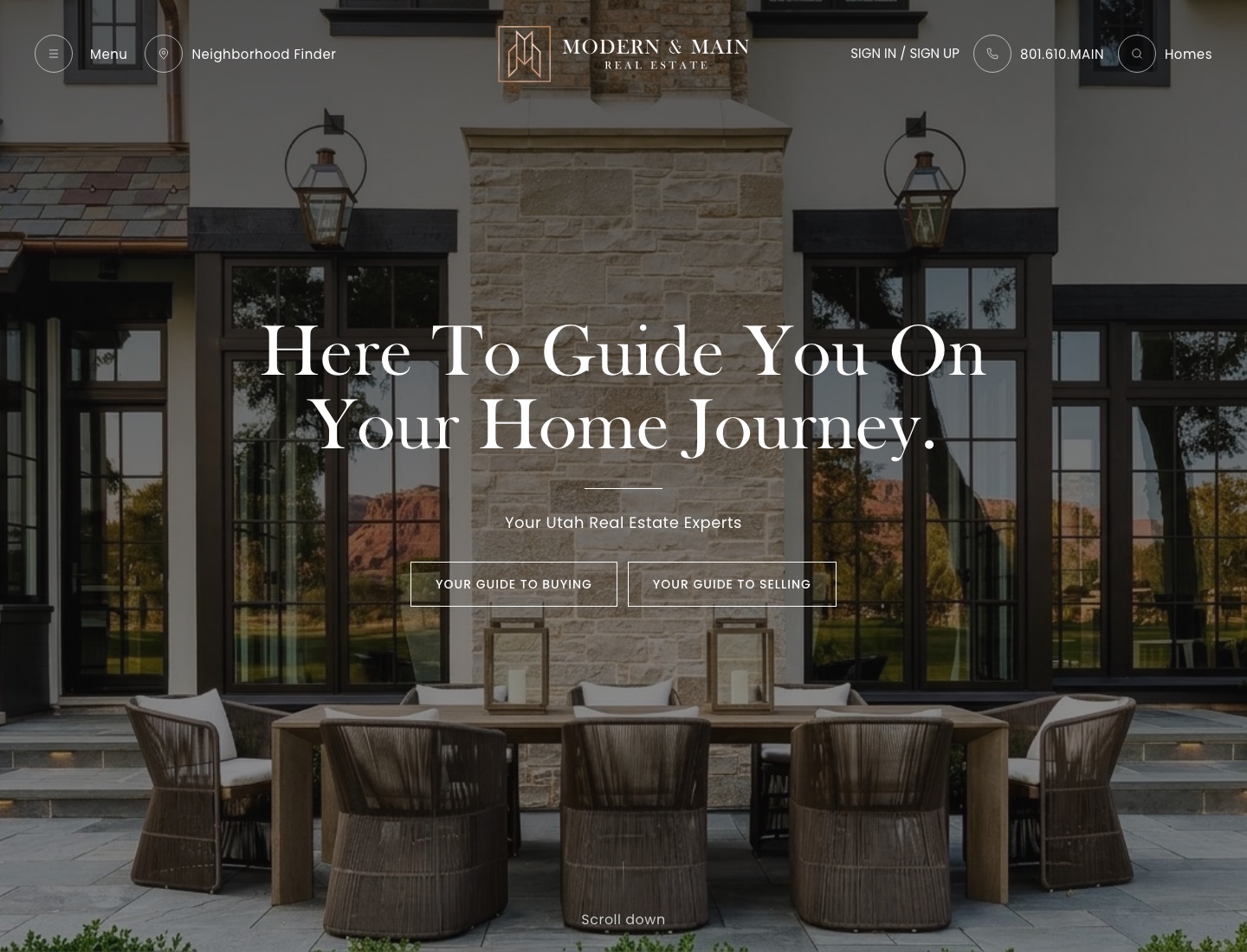 LeadStack Realtor website preview